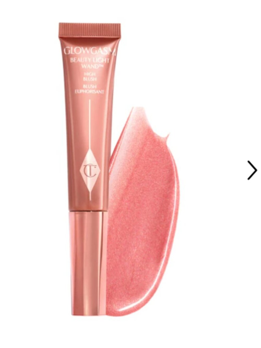 MSRP $44 | Charlotte Tilbury Glowgasm Beauty Light Wand – Pinkgasm – FULL SIZE